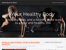Tablet Screenshot of healthbody.org